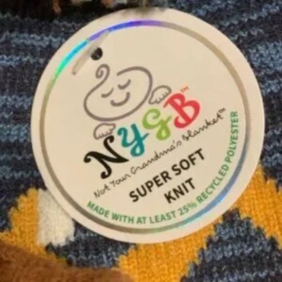 Not Your Grandma's Blanket Bulldozer Beanie and Mittens Set (Baby Boy) - Picture 5 of 6